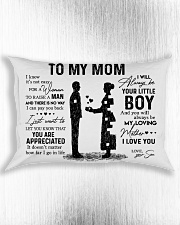 Pillow Son To Mom HBH Rectangular Pillowcase aos-pillow-rectangle-front-lifestyle-4