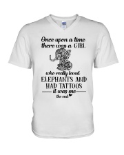 Elephant 1599 V-Neck T-Shirt tile