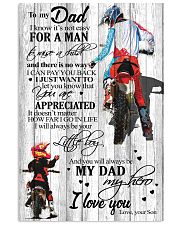 To My Dad Motobike TATA 11x17 Poster front