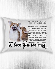 I Love You The Most Corgi Pillow Rectangular Pillowcase aos-pillow-rectangle-front-lifestyle-4