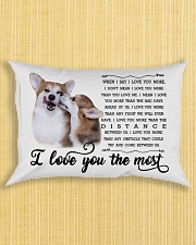 I Love You The Most Corgi Pillow Rectangular Pillowcase aos-pillow-rectangle-front-lifestyle-6