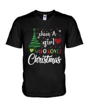 Merry Christmas V-Neck T-Shirt tile
