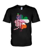 Irish Flamingo TATA 37 V-Neck T-Shirt tile
