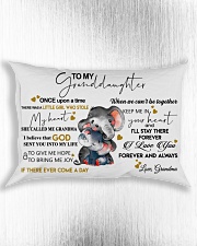 Pillow To My Granddaughter Elephant HBH 01 Rectangular Pillowcase aos-pillow-rectangle-front-lifestyle-4