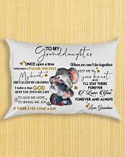 Pillow To My Granddaughter Elephant HBH 01 Rectangular Pillowcase aos-pillow-rectangle-front-lifestyle-6