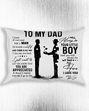 Pillow Son To Dad HBH Rectangular Pillowcase aos-pillow-rectangle-front-lifestyle-4