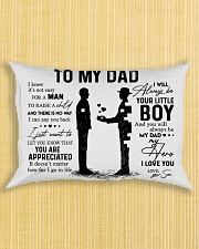 Pillow Son To Dad HBH Rectangular Pillowcase aos-pillow-rectangle-front-lifestyle-6