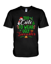 Merry Christmas V-Neck T-Shirt tile