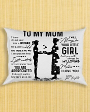 Pillow Daughter To Mom HBH Rectangular Pillowcase aos-pillow-rectangle-front-lifestyle-6