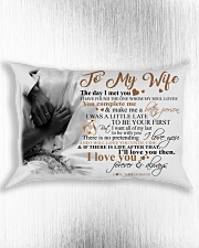 Couple To My Wife Pillow HBH Rectangular Pillowcase aos-pillow-rectangle-front-lifestyle-4