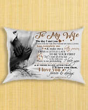 Couple To My Wife Pillow HBH Rectangular Pillowcase aos-pillow-rectangle-front-lifestyle-6