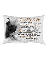 Couple To My Wife Pillow HBH Rectangular Pillowcase front