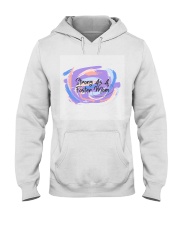 Strong As A Foster Mom Face Mask Hooded Sweatshirt thumbnail