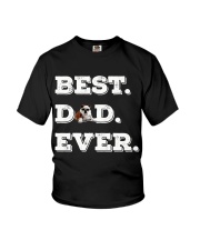 Best Dad Ever bulldo funny gift father day Youth T-Shirt thumbnail