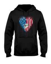 Great-Dane-Bleeding-Heart-American Hooded Sweatshirt thumbnail
