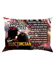 GIFT FOR AN ELECTRICIAN'S WIFE - PREMIUM Rectangular Pillowcase front
