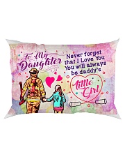 GIFT FOR A FIREFIGHTER'S DAUGHTER - PREMIUM Rectangular Pillowcase front