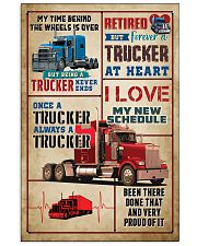 RETIRED TRUCKER PREMIUM 11x17 Poster front