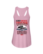 Trucker's Wife Ladies Flowy Tank tile