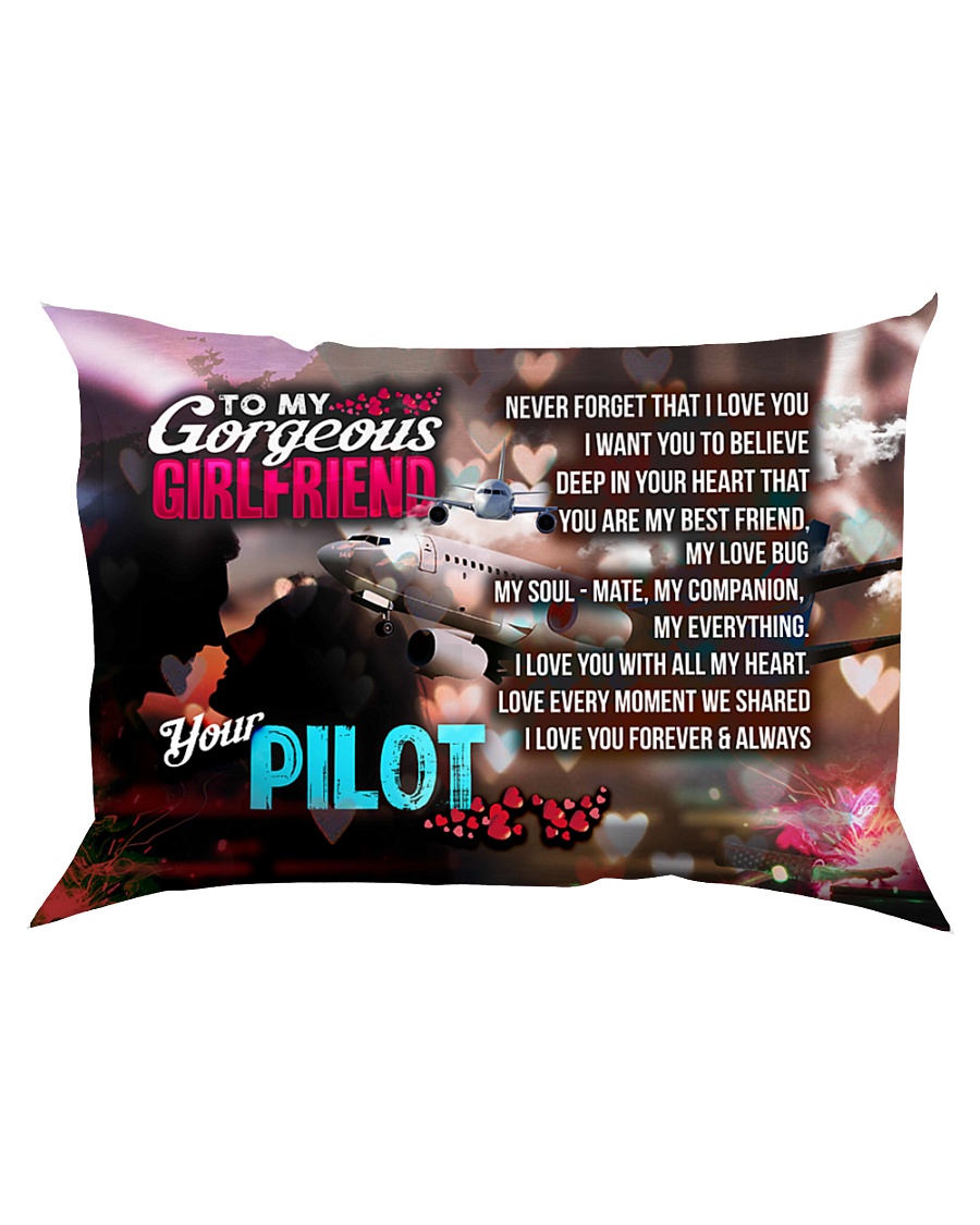 GIFT FOR A PILOT'S GIRLFRIEND- PREMIUM Rectangular Pillowcase