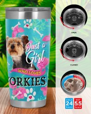 Yorkie Tumbler 20oz Tumbler aos-20oz-tumbler-lifestyle-front-46