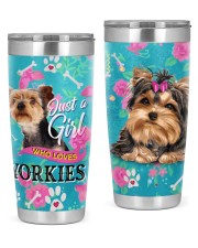 Yorkie Tumbler 20oz Tumbler front
