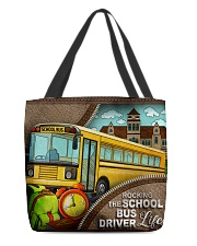 SCHOOL BUS DRIVER All-over Tote front