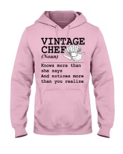 Vintage Chef Hooded Sweatshirt front