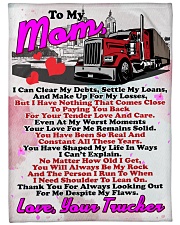 Trucker's Mom Premium Large Fleece Blanket - 60" x 80" front