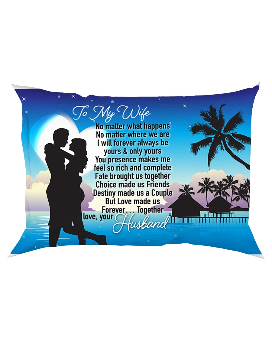 GIFT FOR YOUR WIFE - PREMIUM Rectangular Pillowcase