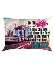 GIFT FOR A TRUCKER'S WIFE - PREMIUM Rectangular Pillowcase front