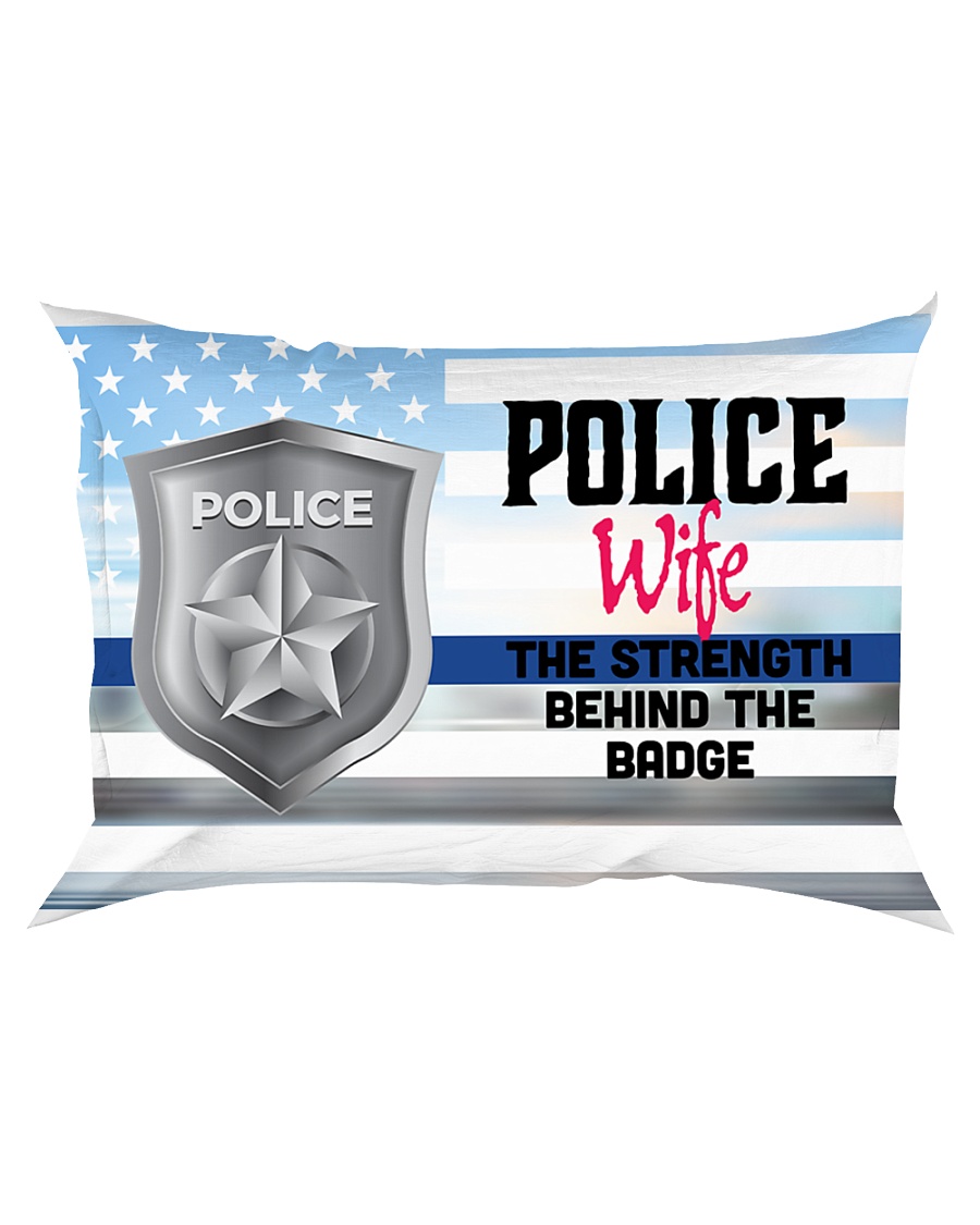 GIFT FOR A POLICE OFFICER'S WIFE - PREMIUM Rectangular Pillowcase