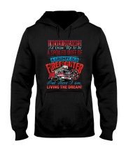 Old Firefighter's Wife Hooded Sweatshirt front