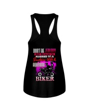 Biker's Wife Ladies Flowy Tank tile