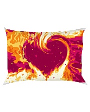 GIFT FOR A FIREFIGHTER'S WIFE - PREMIUM Rectangular Pillowcase back