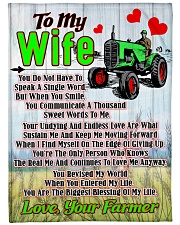 Farmer's Wife Premium Large Fleece Blanket - 60" x 80" front