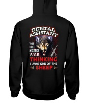 Dental Assistant - I'm the Wolf Hooded Sweatshirt back