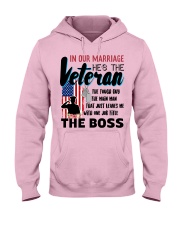 Veteran's Wife Hooded Sweatshirt front