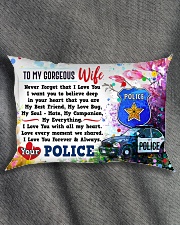 GIFT FOR A POLICE WIFE- PREMIUM Rectangular Pillowcase aos-pillow-rectangle-front-lifestyle-1