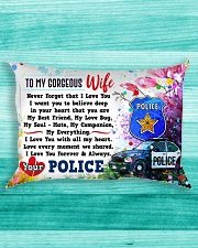 GIFT FOR A POLICE WIFE- PREMIUM Rectangular Pillowcase aos-pillow-rectangle-front-lifestyle-5
