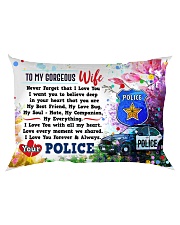 GIFT FOR A POLICE WIFE- PREMIUM Rectangular Pillowcase back