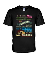 Perfect Mug for a Trucker's Wife V-Neck T-Shirt thumbnail