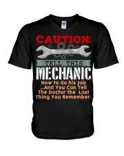 MECHANIC V-Neck T-Shirt tile