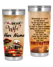 Firefighter's Wife 20oz Tumbler front