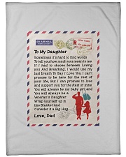 Veteran's Daughter Large Fleece Blanket - 60" x 80" front