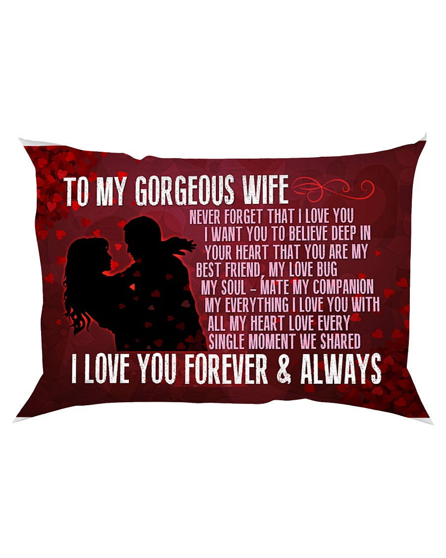 GIFT FOR YOUR WIFE - PREMIUM Rectangular Pillowcase