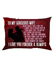 GIFT FOR YOUR WIFE - PREMIUM Rectangular Pillowcase front
