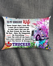 GIFT FOR A TRUCKER'S WIFE - PREMIUM Rectangular Pillowcase aos-pillow-rectangle-front-lifestyle-1
