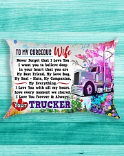GIFT FOR A TRUCKER'S WIFE - PREMIUM Rectangular Pillowcase aos-pillow-rectangle-front-lifestyle-5