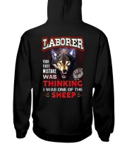 Laborer - I'm the Wolf Hooded Sweatshirt back